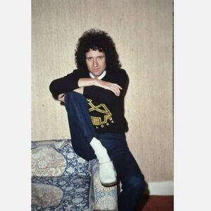 Queen Brian May Kerrang Ray Palmer Archive Transparency Photo Star Fleet 1983